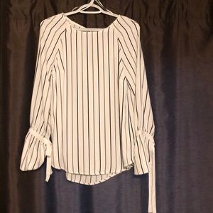 Black and white dress shirt